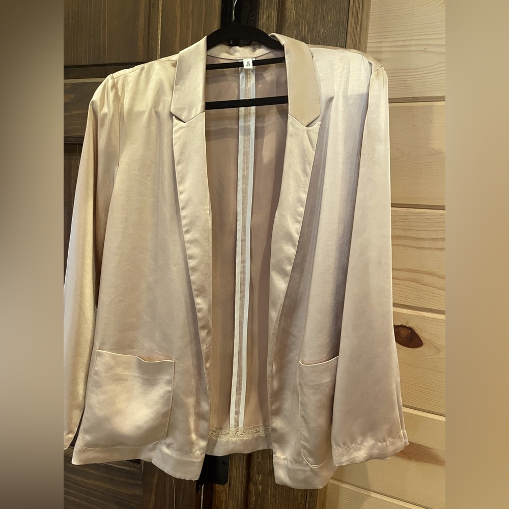 Satin blazer